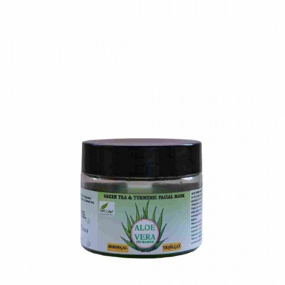 Melexder Aloe Vera Yüz Maskesi(Zerdaçal&Yeşil çay)-(Detoks Etkili) 80 ml